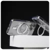 PanzerGlass CARE™ by ® Capa Transparente c. Kickstand prateado & MagSafe iPhone 16 Pro Max