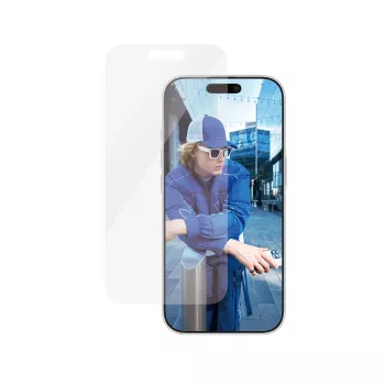 Película de proteção de ecrã PanzerGlass ® iPhone 16 Pro | Classic Fit, Apple, Apple - iPhone 16 Pro, aplicação a seco, resistente a riscos, resistente a choques, Transparente, 1 unid.