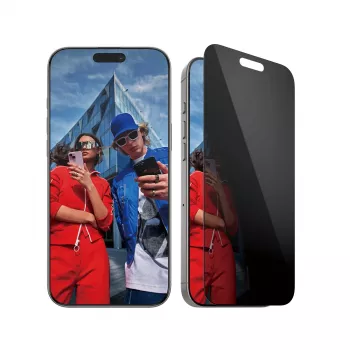 Proteção de ecrã de privacidade PanzerGlass ® iPhone 16 Pro Max | Ultra-Wide Fit com EasyAligner