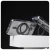 Capa PanzerGlass CARE™ by ® transparente com suporte preto e MagSafe para iPhone 16 Pro Max