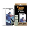 Película protetora de ecrã PanzerGlass® com moldura de alumínio iPhone 16 Pro Max | Ultra-Wide Fit