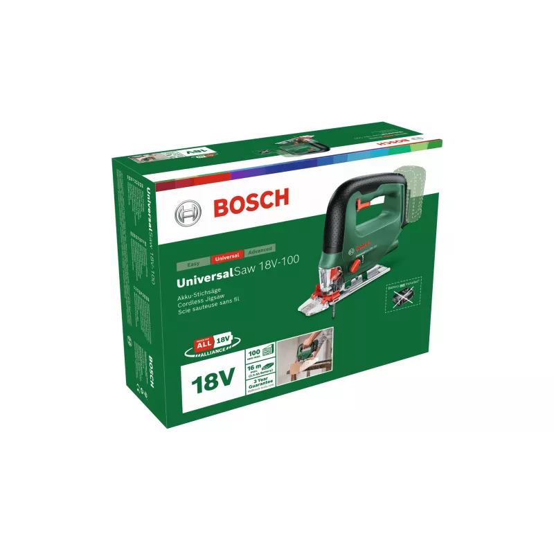 Serra de recortes Bosch Universal Saw 18V-100 2600 spm 2 kg