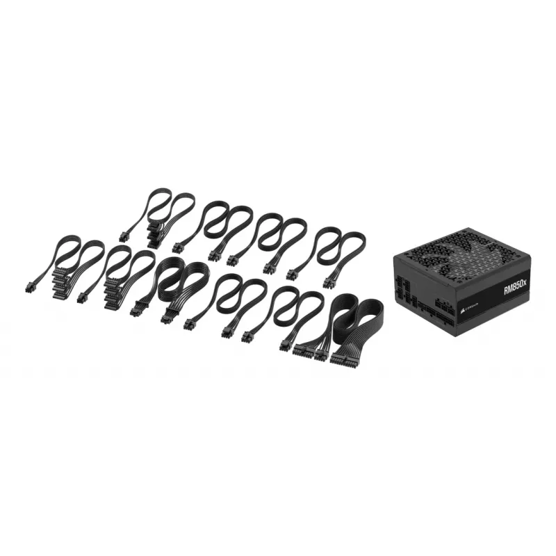 Fonte de alimentação CORSAIR – 850W RM850x 24 pinos ATX preto