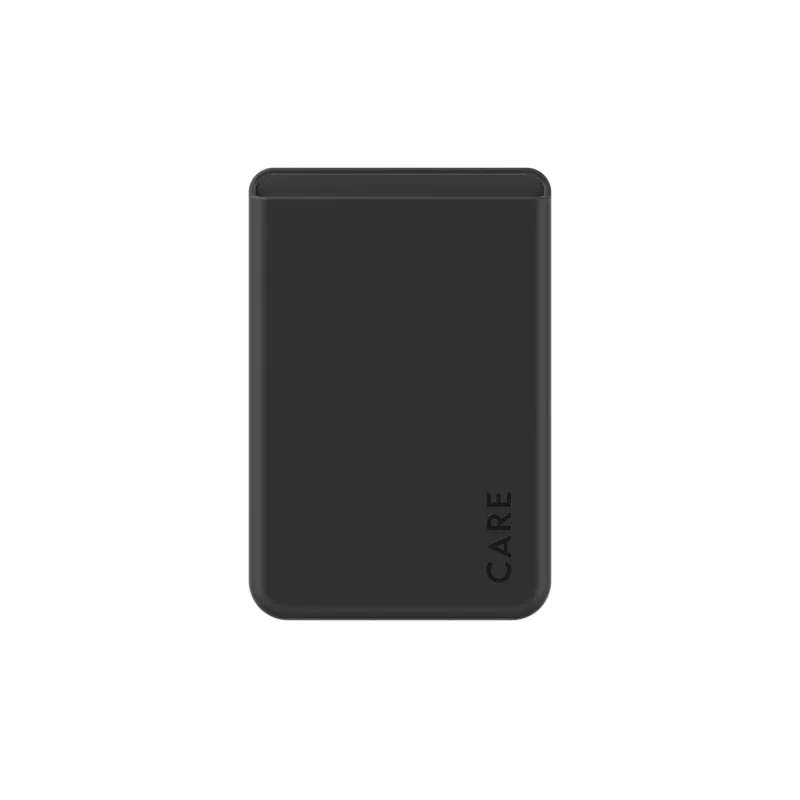 Capa PanzerGlass CARE by porta-cartões fashion preto iPhone transparente