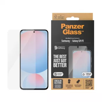 Película protetora de ecrã PanzerGlass® Samsung Galaxy S24 FE | Ultra-Wide Fit com EasyAligner