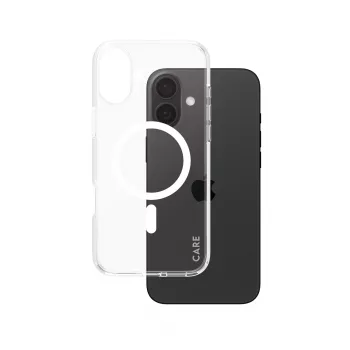 Capa PanzerGlass CARE™ by ® Urban Combat Transparente c. MagSafe Branco iPhone 16 Plus