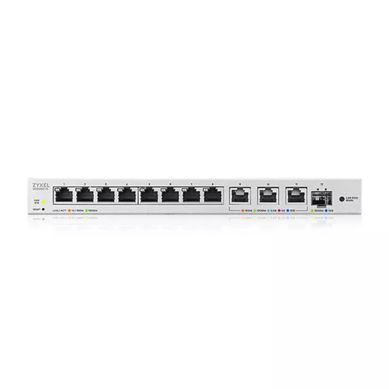 Zyxel XGS1250-12 Gerido L2 10G Ethernet (100/1000/10000) Cinzento