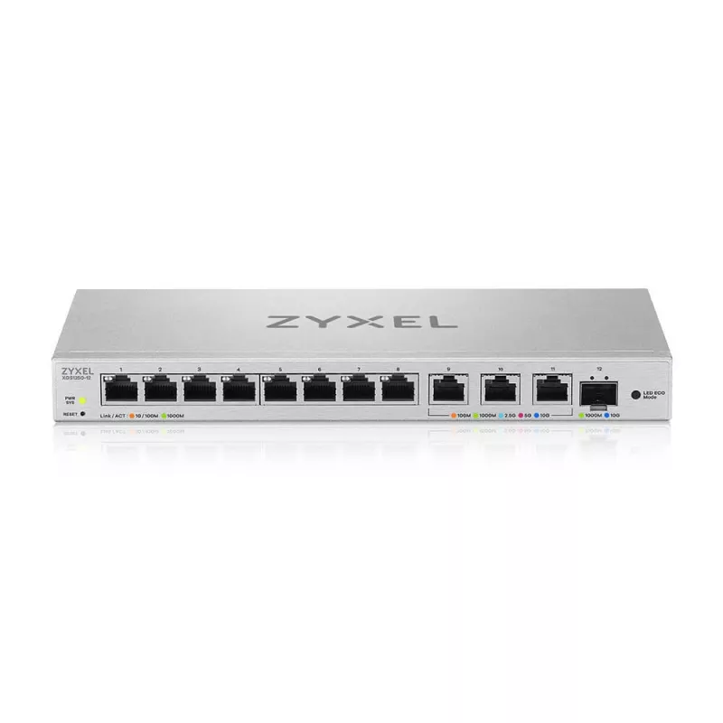 Zyxel XGS1250-12 Gerido L2 10G Ethernet (100/1000/10000) Cinzento