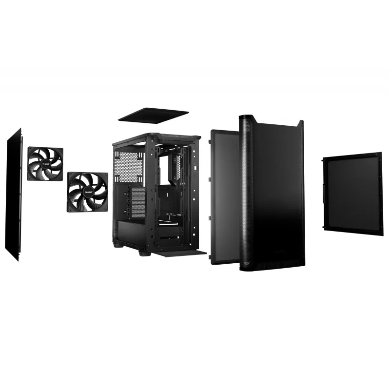 Caixa de PC be quiet! PURE BASE 501 Black Midi Tower (embalagem aberta)