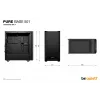 Caixa de PC be quiet! PURE BASE 501 Black Midi Tower (embalagem aberta)