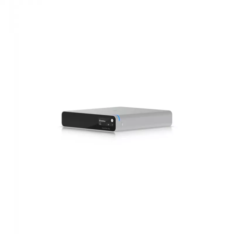 Gateway/controlador de rede UBIQUITI CloudKey+ UCK-G2-SSD com 1 TB SSD, 3 GB RAM, ecrã OLED, PoE, Gigabit Ethernet