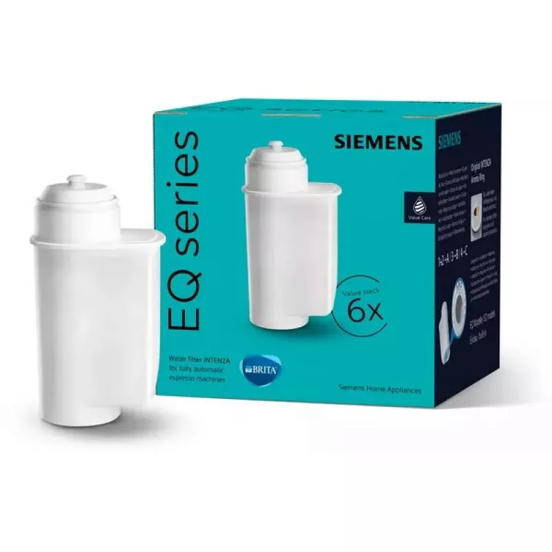 Filtro de água Siemens TZ70063A Compatibilidade série EQ 6 unid.