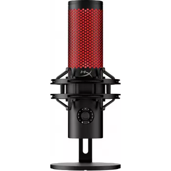 HyperX QuadCast 2 - Microfone USB (preto), microfone para podcast, -7,5 dB, 20 – 20000 Hz, 0,05 %, 32 Ω, 24 Bit