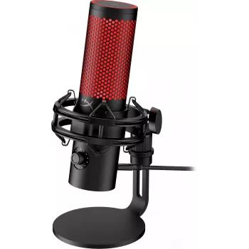 HyperX QuadCast 2 - Microfone USB (preto), microfone para podcast, -7,5 dB, 20 – 20000 Hz, 0,05 %, 32 Ω, 24 Bit