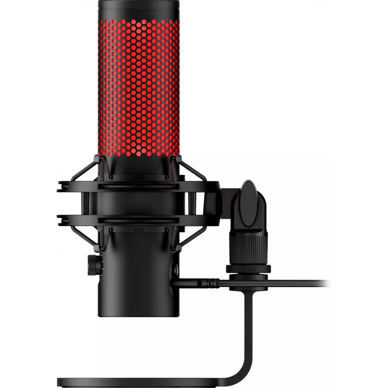 HyperX QuadCast 2 - Microfone USB (preto), microfone para podcast, -7,5 dB, 20 – 20000 Hz, 0,05 %, 32 Ω, 24 Bit