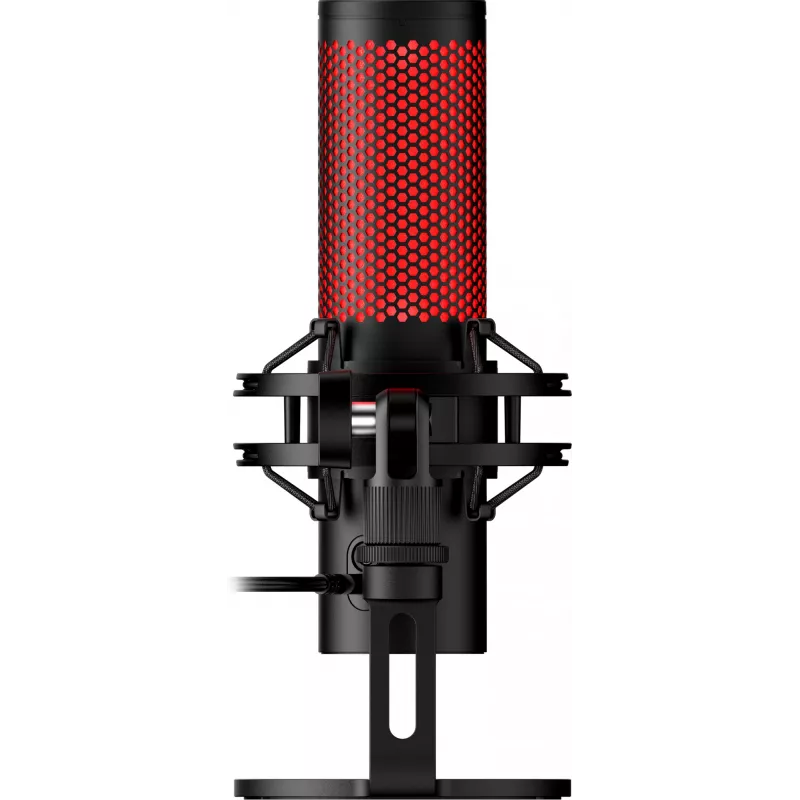 HyperX QuadCast 2 - Microfone USB (preto), microfone para podcast, -7,5 dB, 20 – 20000 Hz, 0,05 %, 32 Ω, 24 Bit