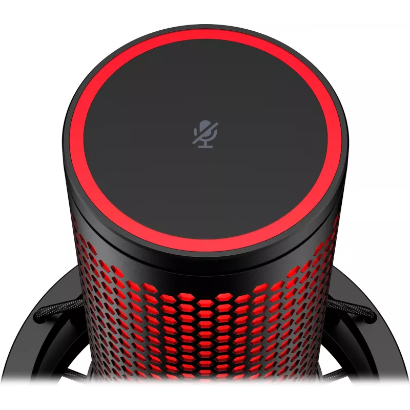 HyperX QuadCast 2 - Microfone USB (preto), microfone para podcast, -7,5 dB, 20 – 20000 Hz, 0,05 %, 32 Ω, 24 Bit