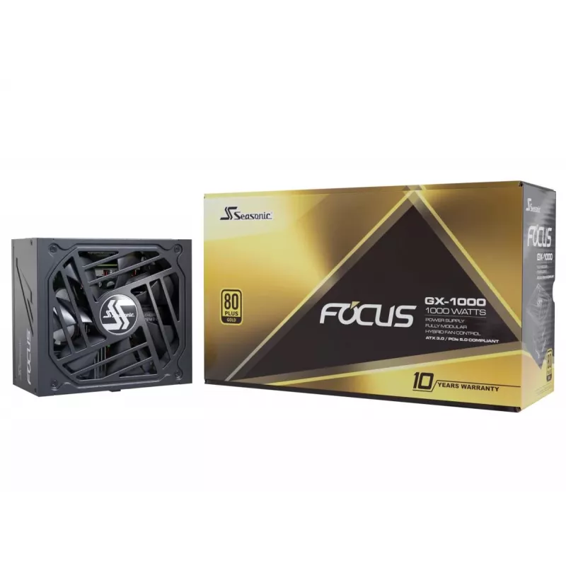 Fonte de alimentação SEASONIC Focus Gx ATX 3.0 1000 W 20+4 pinos ATX