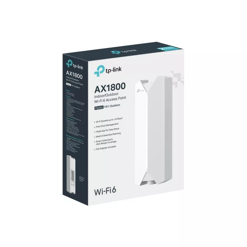 TP-Link Festa F61-Outdoor 1800 Mbit/s branco Power over Ethernet (PoE)