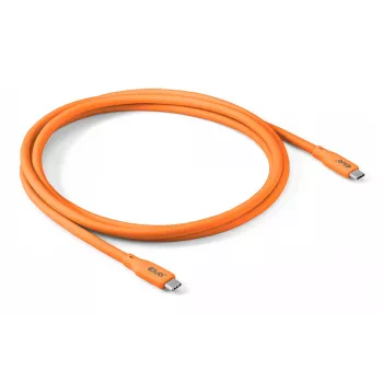 Cabo CLUB3D / Adaptador Cabo USB USB4 Gen 2x2 2 m USB-C Laranja