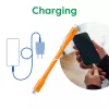 Cabo CLUB3D / Adaptador Cabo USB USB4 Gen 2x2 2 m USB-C Laranja
