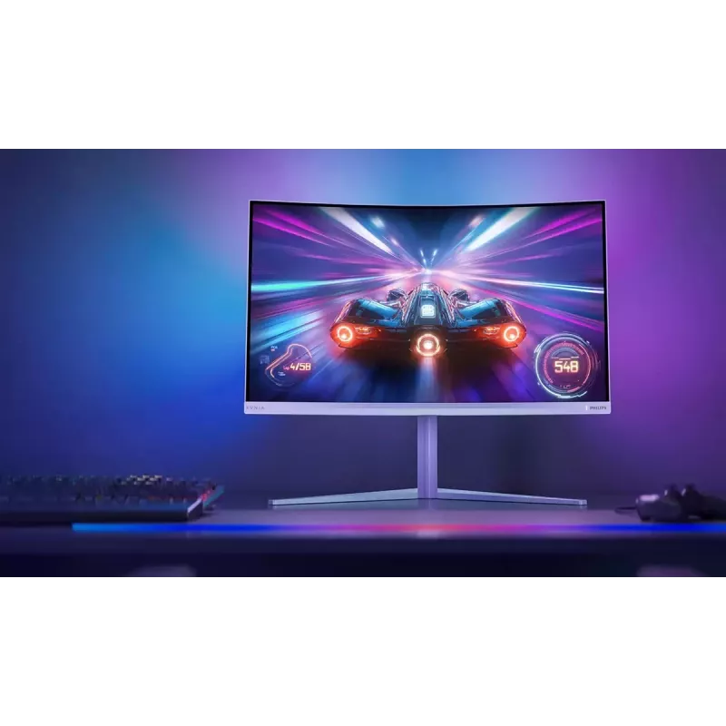Monitor Philips Evnia 5000 32M2C5501/00 80 cm (31,5 polegadas) 2560 x 1440 píxeis Quad HD LCD Branco