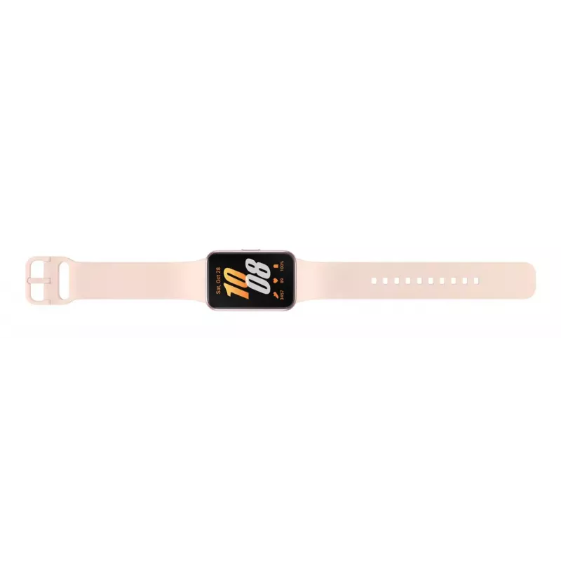 Smartwatch Samsung Galaxy Fit3 4,06 cm (1,6 polegadas) AMOLED 40 mm Digital 256 x 402 píxeis Ecrã tátil Rosé gold
