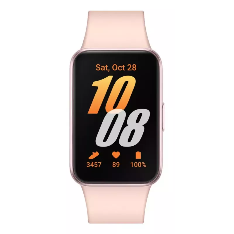 Smartwatch Samsung Galaxy Fit3 4,06 cm (1,6 polegadas) AMOLED 40 mm Digital 256 x 402 píxeis Ecrã tátil Rosé gold