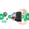 Smartwatch Samsung Galaxy Fit3 4,06 cm (1,6 polegadas) AMOLED 40 mm Digital 256 x 402 píxeis Ecrã tátil Rosé gold