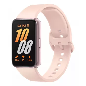 Smartwatch Samsung Galaxy Fit3 4,06 cm (1,6 polegadas) AMOLED 40 mm Digital 256 x 402 píxeis Ecrã tátil Rosé gold