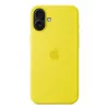 Capa de silicone Apple iPhone 16 Plus MagSafe Amarelo