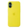 Capa de silicone Apple iPhone 16 Plus MagSafe Amarelo