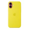Capa de silicone Apple iPhone 16 Plus MagSafe Amarelo