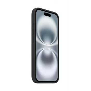APPLE iPhone 16 – Capa de silicone com MagSafe – Preto