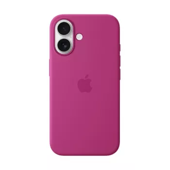 APPLE Capa de silicone Apple com MagSafe iPhone 16 Fuchsia