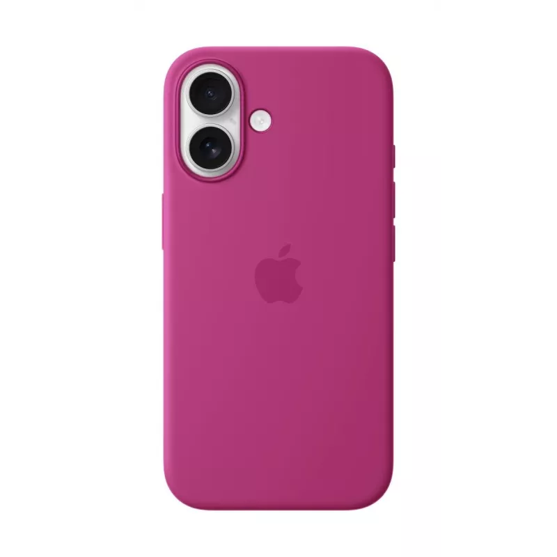 APPLE Capa de silicone Apple com MagSafe iPhone 16 Fuchsia
