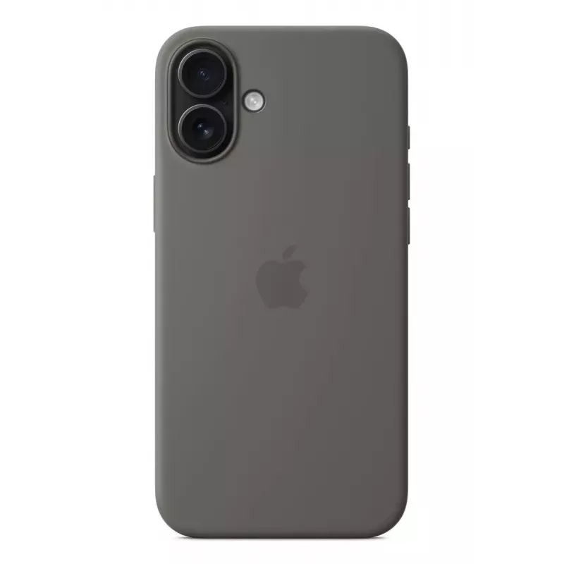 APPLE Capa de silicone Apple com MagSafe iPhone 16 Plus Stone Cinzento
