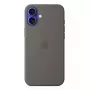 APPLE Capa de silicone Apple com MagSafe iPhone 16 Plus Stone Cinzento