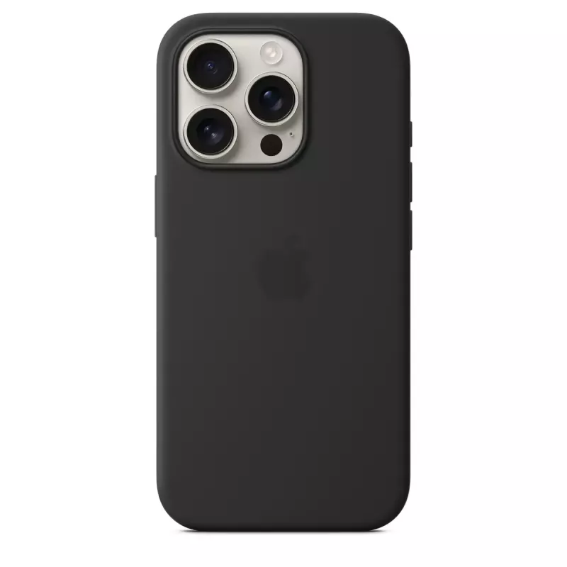 APPLE Capa de silicone Apple com MagSafe iPhone 16 Pro Preto