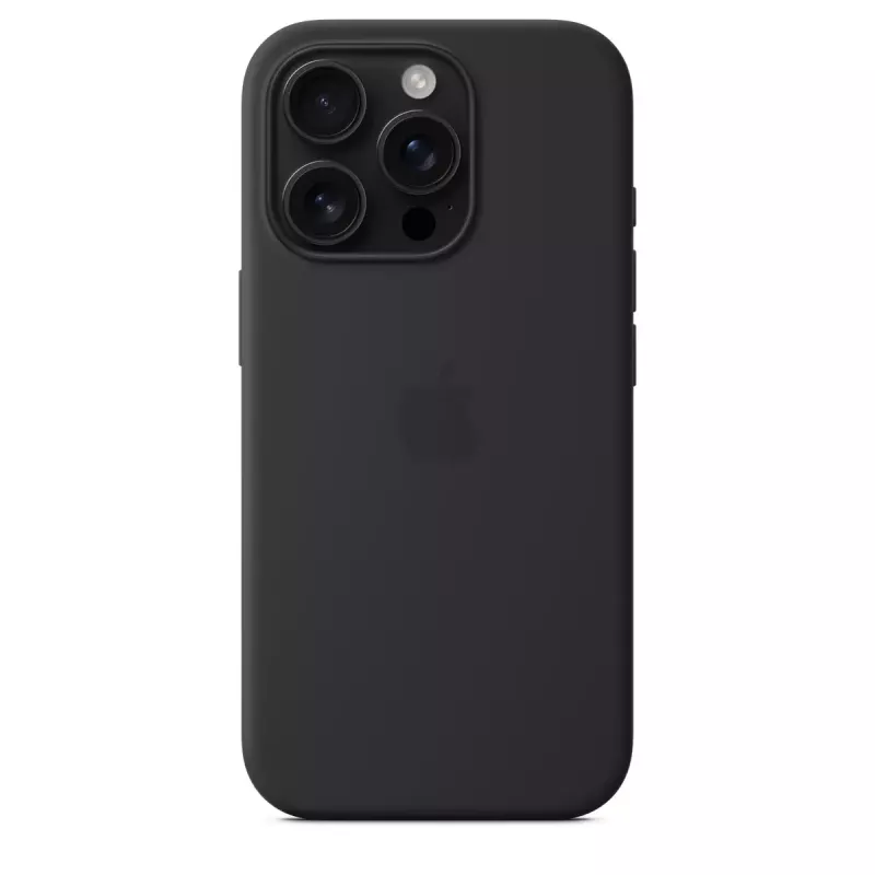 APPLE Capa de silicone Apple com MagSafe iPhone 16 Pro Preto