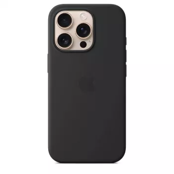 APPLE Capa de silicone Apple com MagSafe iPhone 16 Pro Preto