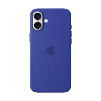 APPLE Capa de silicone com MagSafe para iPhone 16 Plus Azul-ultramarino