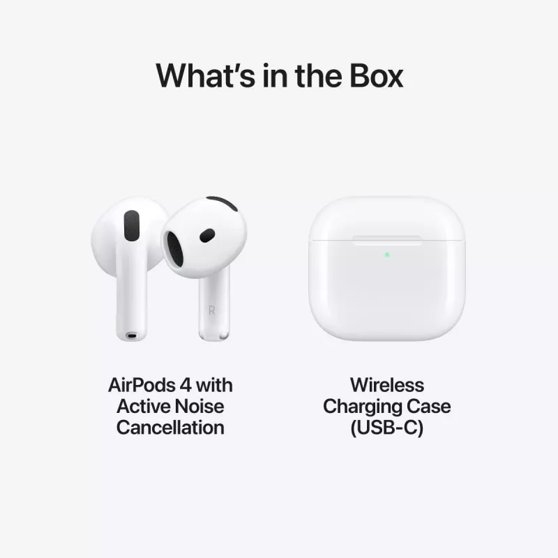 Headset Apple AirPods 4.ª geração Cancelamento Ativo de Ruído