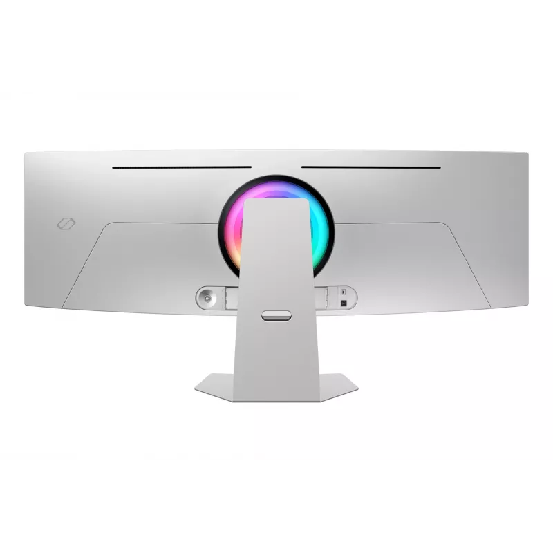 Samsung G95SD monitor de computador 124,5 cm (49 polegadas) 5120 x 1440 píxeis Dual QHD OLED prateado