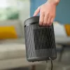 Aquecedor elétrico com ventoinha Philips CX2120/01 1500 W interior preto