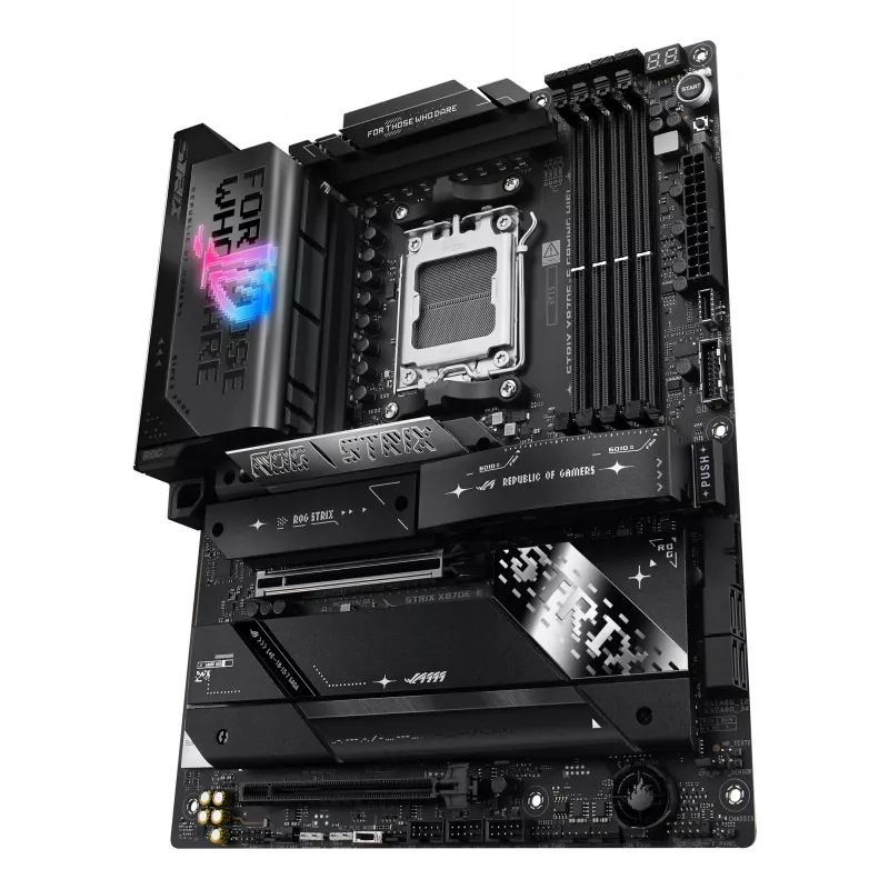 Motherboard ASUS ROG STRIX X870E-E GAMING WIFI ATX, AMD X870E, Socket AM5, DDR5, 4 DIMM, Wi-Fi 7, Bluetooth 5.4, 5Gb LAN