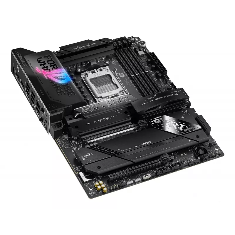Motherboard ASUS ROG STRIX X870E-E GAMING WIFI ATX, AMD X870E, Socket AM5, DDR5, 4 DIMM, Wi-Fi 7, Bluetooth 5.4, 5Gb LAN