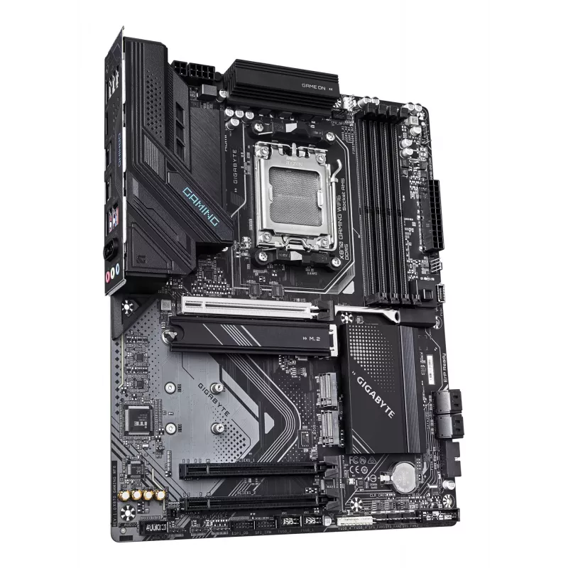 Motherboard GIGABYTE X870 GAMING WIFI6 ATX, AMD X870, Socket AM5, DDR5, 4x DIMM, até 256 GB, Wi-Fi 6, 2.5Gb LAN