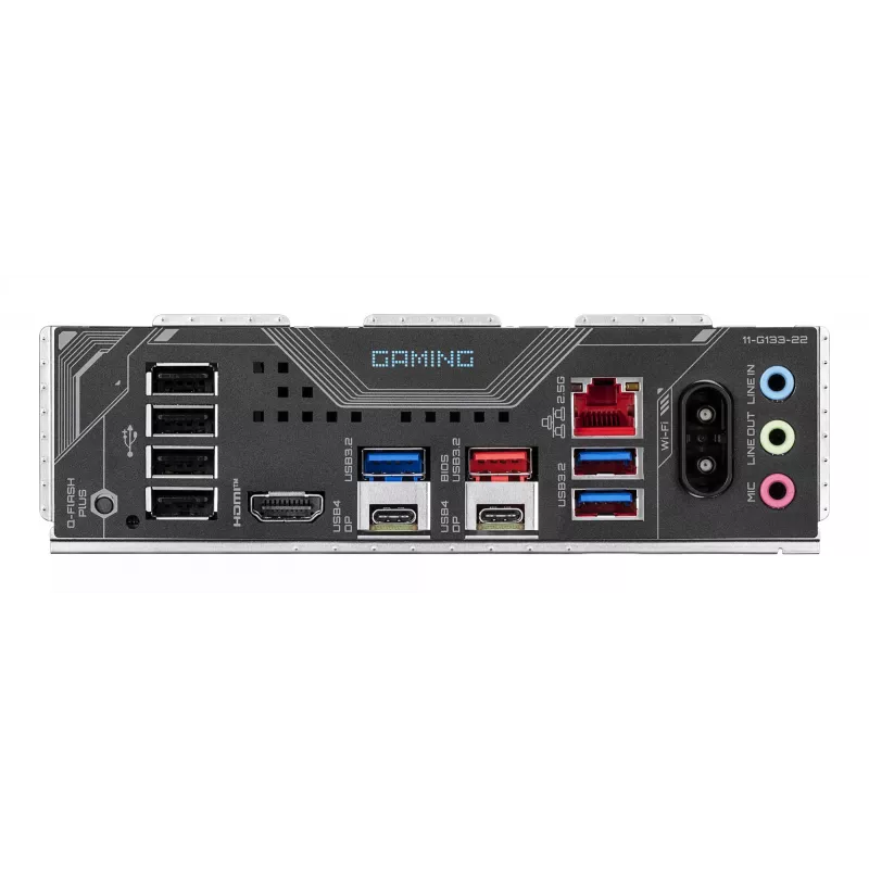 Motherboard GIGABYTE X870 GAMING WIFI6 ATX, AMD X870, Socket AM5, DDR5, 4x DIMM, até 256 GB, Wi-Fi 6, 2.5Gb LAN