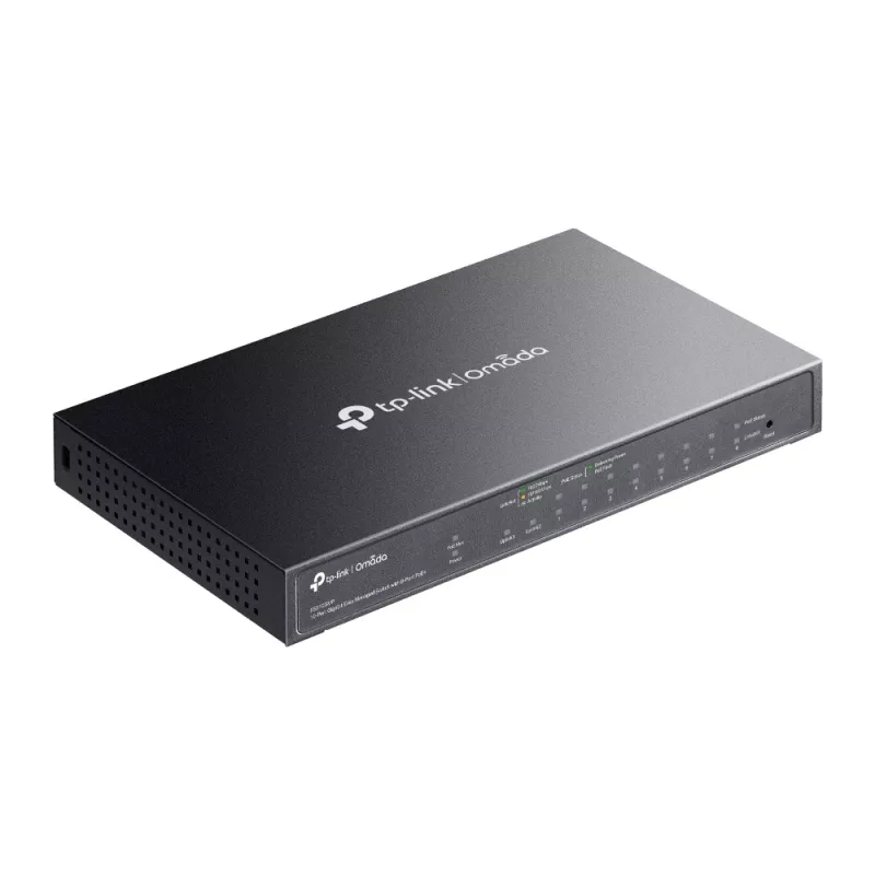 Switch gerido TP-Link Omada ES210GMP 10 portas Gigabit Ethernet PoE